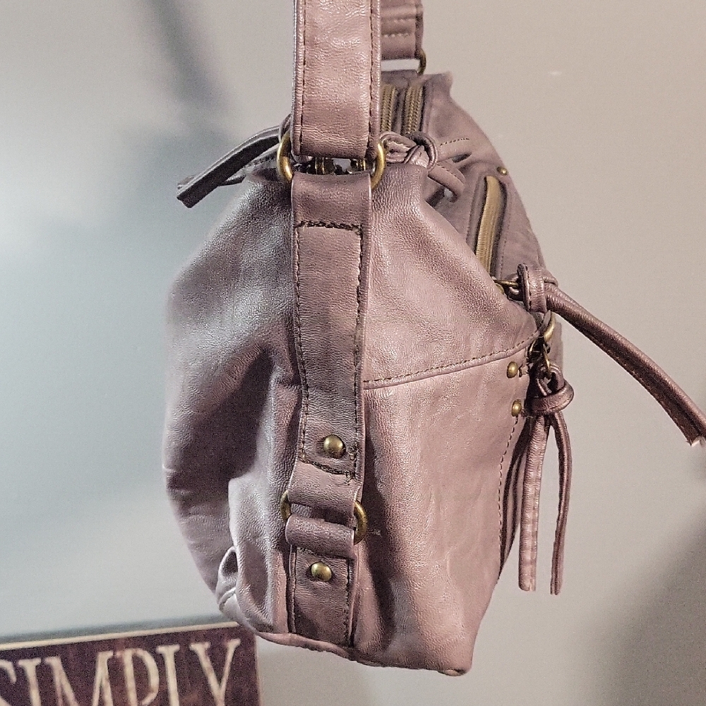 Stone Mountain Accessories Gray Crossbody Bag Practical Design View 3